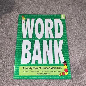 Educational book word bank book
